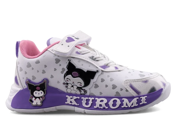 Kuromi Cırtlı Lastikli Kız Çocuk Spor Ayakkabı Sneakers 725 ürün görseli