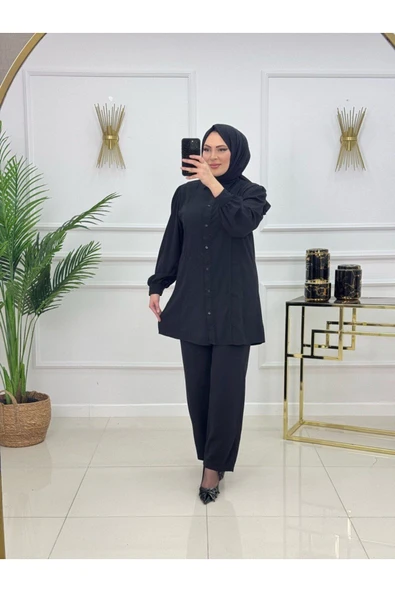 Kadın Tesettür 2'Li Takım Tunik & Pantolon ürün görseli