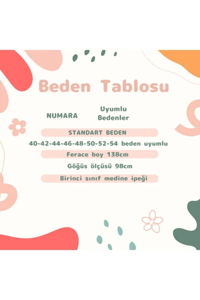 Kadın Tesettür Ferace Medine İpeği - 8