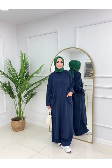 Kadın Tesettür Takım 2'Li Tunik & Pantolon Takımı - Resim 9