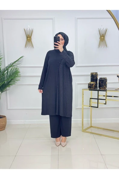 Kadın Tesettür Takım 2'Li Tunik & Pantolon Takımı - 9