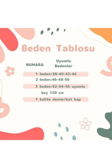 Kadın Tesettür Denim Kap - Resim 4