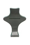 Londra Model Süet Kumaş Yeşil Renk 28/22Cm Takım Kolye-Küpe-Yüzük Sergileme Mankeni - 4