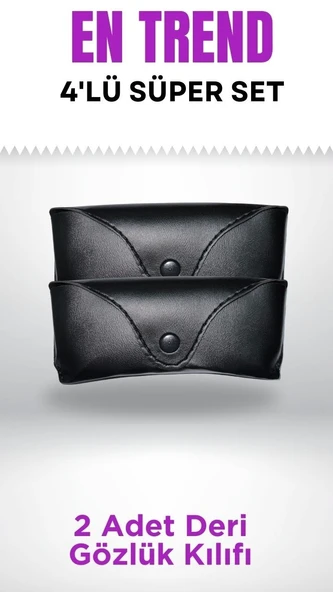 2li Gözlük Kılıfı, Silme Bezi Ve Temizleme Seti - 3