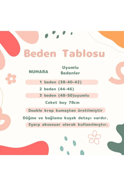 Kadın Blazer Ceket Düğme Kapama ve Kuşak Kapama Detaylı - 4