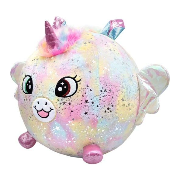 SUN-EOL-PELUS BIGGIES SHINYCORNS RAINBOW UNICORN  SIZE-XXL BIG001-UR - 4