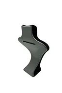 Londra Model Süet Kumaş Siyah Renk 16/12 Cm Kolye Sergileme Mankeni - Resim 4