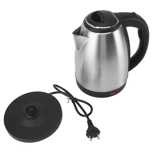 Crown CRW-7102 1500W 1.8 Litre Lüks Çelik Su Isıtıcı Kettle İnox - 2