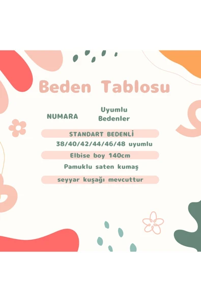 Kadın Tesettür Elbise Desenli & Kuşaklı Elbise - 4