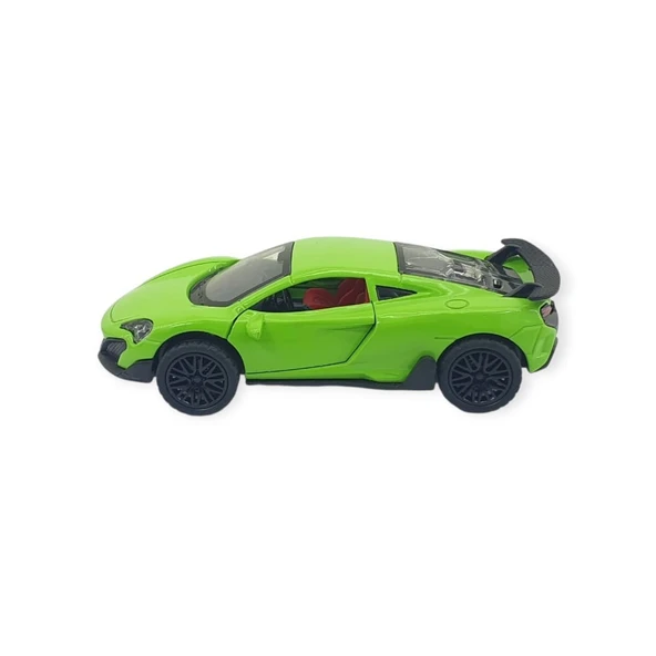 Çek Bırak Araba Metal - 3661C- Yeşil - Resim 3