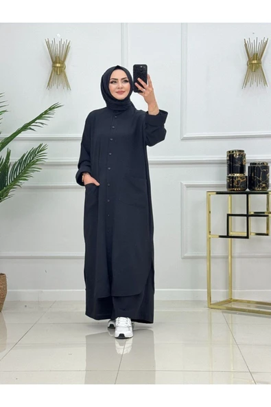 Kadın Tesettür Takım 2'Li Tunik & Pantolon Takımı - Resim 5