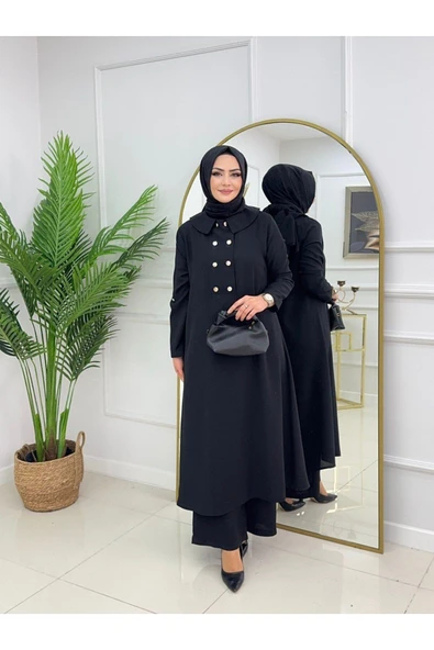 Kadın Tesettür Takım 2'Li Tunikli & Pantolon Takımı - 7