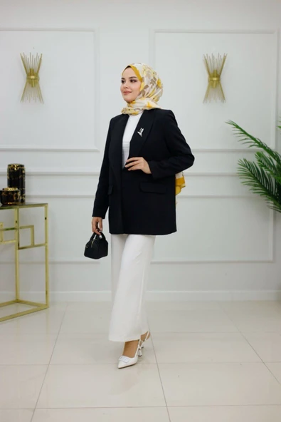 Kadın Ceket İster Spor İster Klasik Blazer Ceket - Resim 11