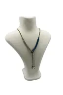 Londra Model Süet Kumaş Krem Renk 22/18 Cm Kolye Sergileme Mankeni ürün görseli