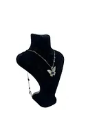 Londra Model Süet Kumaş Siyah Renk 16/12 Cm Kolye Sergileme Mankeni ürün görseli