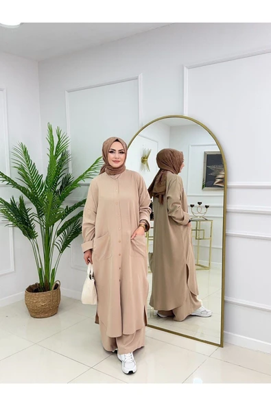Kadın Tesettür Takım 2'Li Tunik & Pantolon Takımı - Resim 11