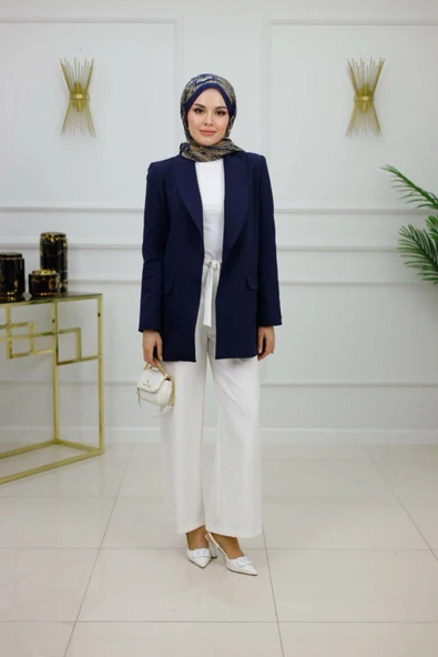 Kadın Ceket İster Spor İster Klasik Blazer Ceket - Resim 2