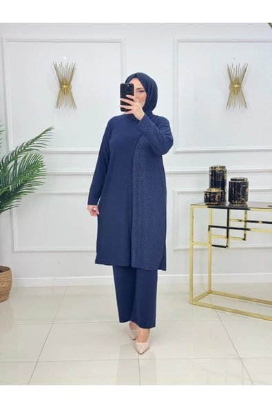 Kadın Tesettür Takım 2'Li Tunik & Pantolon Takımı - 1