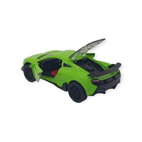 Çek Bırak Araba Metal - 3661C- Yeşil - Resim 4