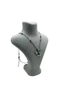 Londra Model Süet Kumaş Gri Renk 16/12 Cm Kolye Sergileme Mankeni ürün görseli