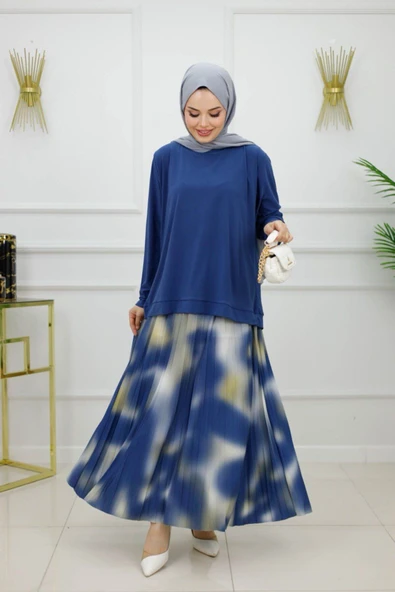 Kadın Tesettür Etekli Takım ürün görseli