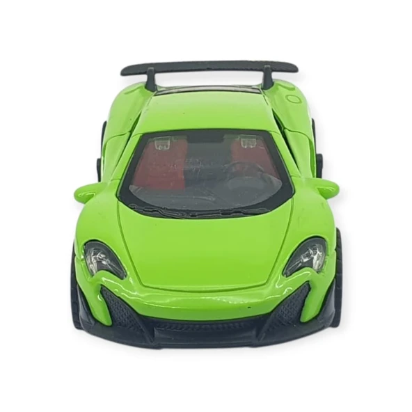 Çek Bırak Araba Metal - 3661C- Yeşil - Resim 5