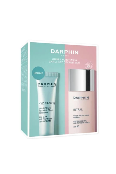 Darphin Intral Güneş Koruması 30 ml & Hydraskin Canlı Göz Çevresi Kremi 15 ml Avantajlı Set ürün görseli