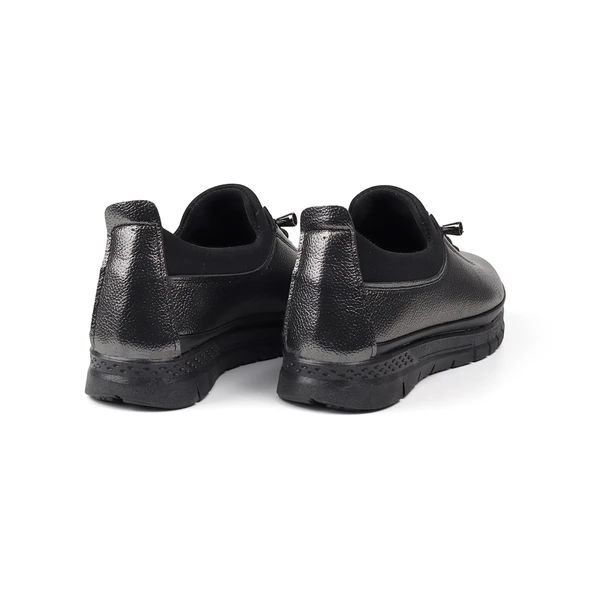 Kadın Platin Ortopedik Anne Ayakkabısı – Rahat Kaymaz Taban, Bağcıklı Günlük Yürüyüş Ayakkabısı - 2