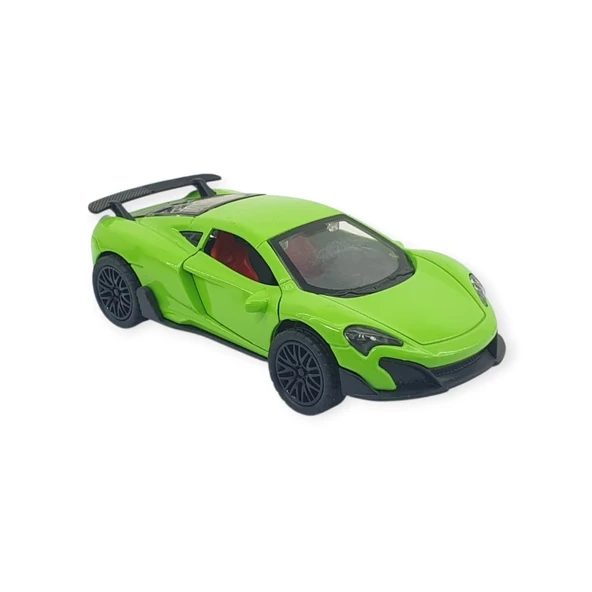 Çek Bırak Araba Metal - 3661C- Yeşil ürün görseli