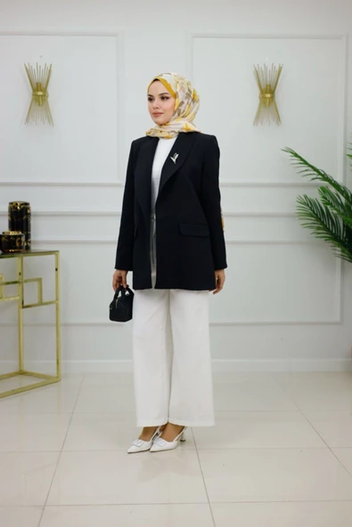 Kadın Ceket İster Spor İster Klasik Blazer Ceket - Resim 10