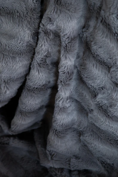 Çift Kişilik Briella Gri Yatak Örtülü Nevresim Set - 5