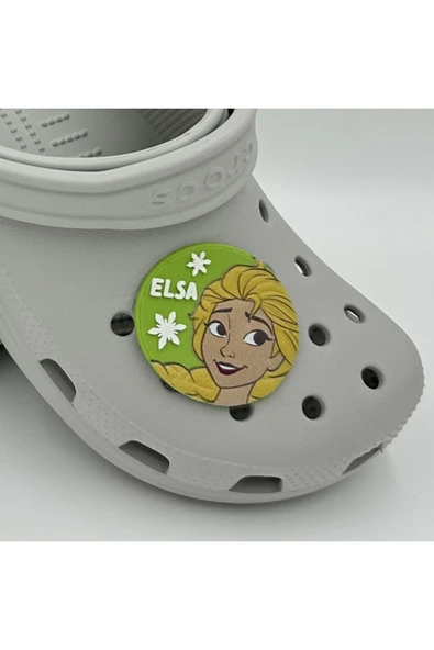 Crocs Terlik Süsü ve Aksesuarı , Çanta Süsü – Renkli Jibbitz Dev Boy 3D Kabartma Forzn Elsa Figür Aksesuar ürün görseli 1