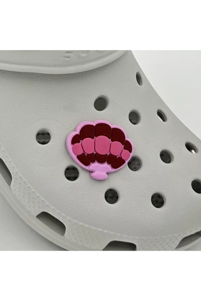 Crocs Terlik Süsü ve Aksesuarı , Çanta Süsü – Jibbitz Deniz Kabuğu Midye Görsel Figür Aksesuar ürün görseli 1