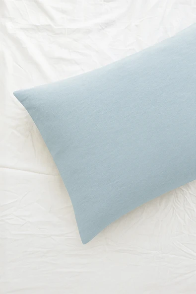 Tek Kişilik Nevresim Takımı Turkuaz Eco Cotton - Resim 4