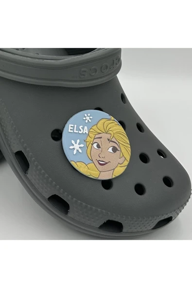 Crocs Terlik Süsü ve Aksesuarı , Çanta Süsü – Renkli Jibbitz Dev Boy 3D Kabartma Forzn Elsa Figür Aksesuar ürün görseli 1