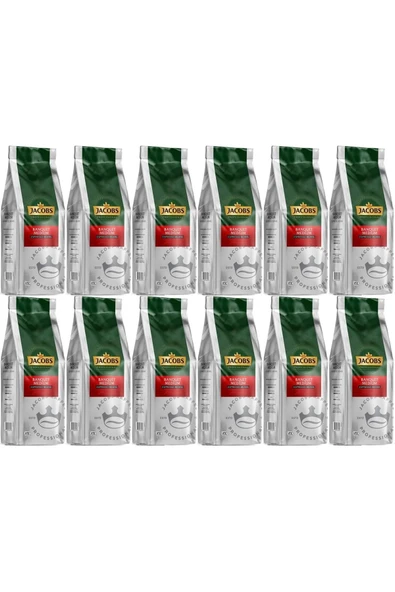 Jacobs Banquet Medium Espresso Beans Çekirdek Kahve 1000 gr x 12 Paket ürün görseli