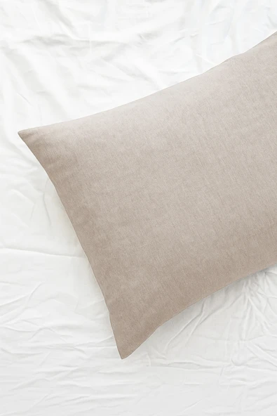 Tek Kişilik Nevresim Takımı Sütlü Kahve Eco Cotton - Resim 4