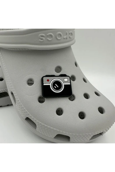Crocs Terlik Süsü ve Aksesuarı , Çanta Süsü – Jibbitz 3D Kabartma Fotoğraf Makinası Görsel Figür Aksesuar - 2