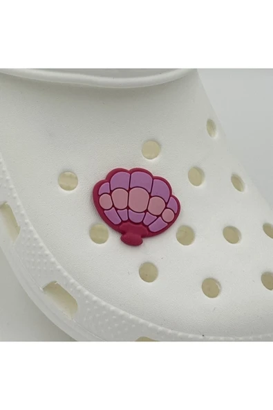 Crocs Terlik Süsü ve Aksesuarı , Çanta Süsü – Jibbitz Deniz Kabuğu Midye Görsel Figür Aksesuar ürün görseli 1