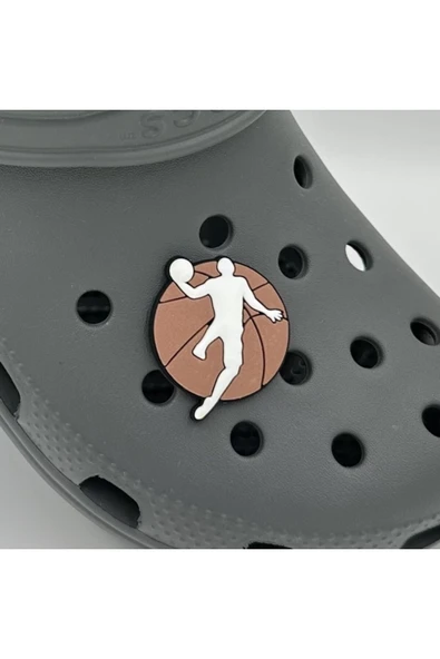 Crocs Terlik Süsü ve Aksesuarı , Çanta Süsü – Renkli Jibbitz Jordn Basket Görselli Figür Aksesuarı ürün görseli 1