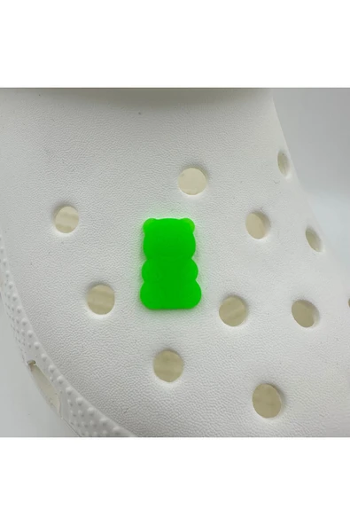 Crocs Terlik Süsü ve Aksesuarı , Çanta Süsü – Jibbitz Hribo Ayıcık Şeffaf Alt Görsel Figür Aksesuar ürün görseli 1