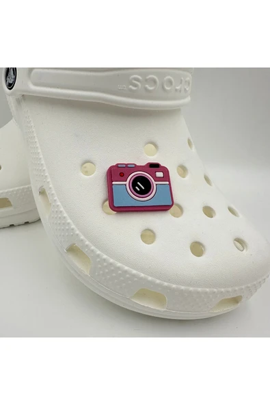 Crocs Terlik Süsü ve Aksesuarı , Çanta Süsü – Jibbitz 3D Kabartma Fotoğraf Makinası Görsel Figür Aksesuar - 2