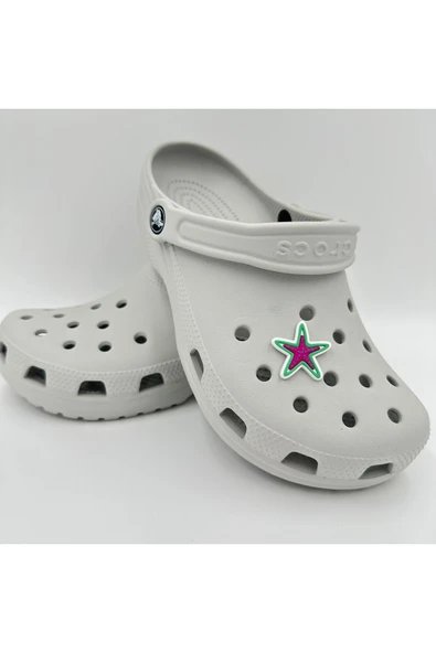 Crocs Terlik Süsü ve Aksesuarı , Çanta Süsü – Jibbitz 3D KabartmaDeniz Yıldızı Görsel Figür Aksesuar - Resim 3