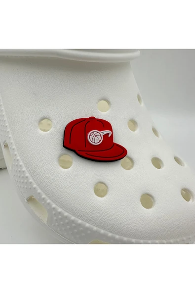 Crocs Terlik Süsü ve Aksesuarı , Çanta Süsü – Jibbitz3D Kabartma Şapka Kep Görsel Figür Aksesuar - 1