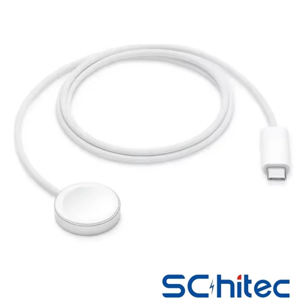 ScHitec Type-C Girişli Universal İ-watch Akıllı Saat Şarj Cihazı Beyaz C49T - 2