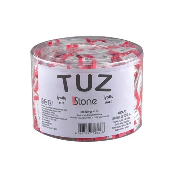 Omnisoft Stone Paketli Kavanoz Stick Tuz 12 x 1000 gr - 2