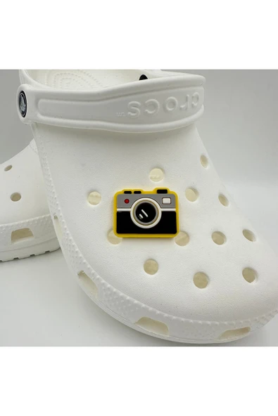 Crocs Terlik Süsü ve Aksesuarı , Çanta Süsü – Jibbitz 3D Kabartma Fotoğraf Makinası Görsel Figür Aksesuar - 2