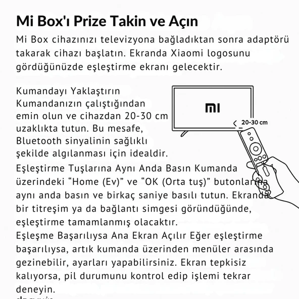Polham Xiaomi Mi Box S 4K Android TV Uyumlu Bluetooth Kumanda, Netflix Tuşlu Mi Box S 4K Kumanda - 4