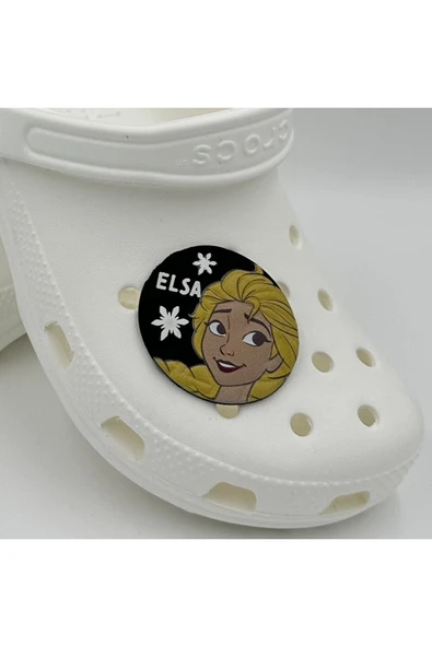 Crocs Terlik Süsü ve Aksesuarı , Çanta Süsü – Renkli Jibbitz Dev Boy 3D Kabartma Forzn Elsa Figür Aksesuar ürün görseli 1