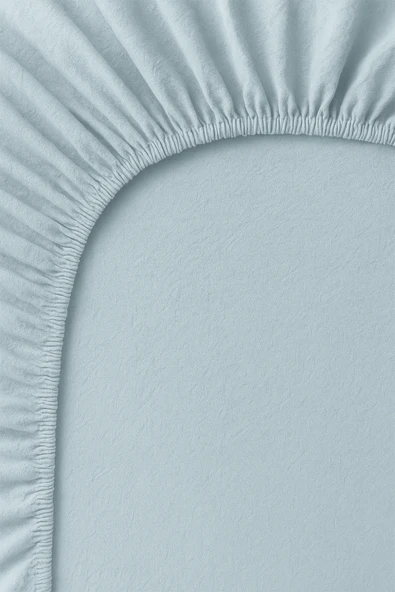 Tek Kişilik Nevresim Takımı Turkuaz Eco Cotton - Resim 2